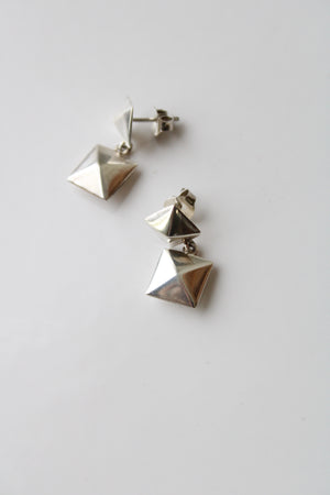 COACH Stud Sterling Silver Earrings