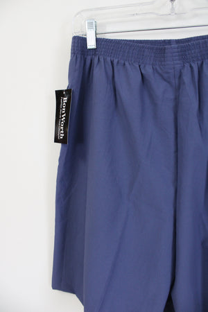 NEW Bonworth Blue Polyester Shorts | M