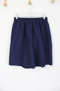 NEW Bonworth Dark Navy Blue Polyester Shorts | M