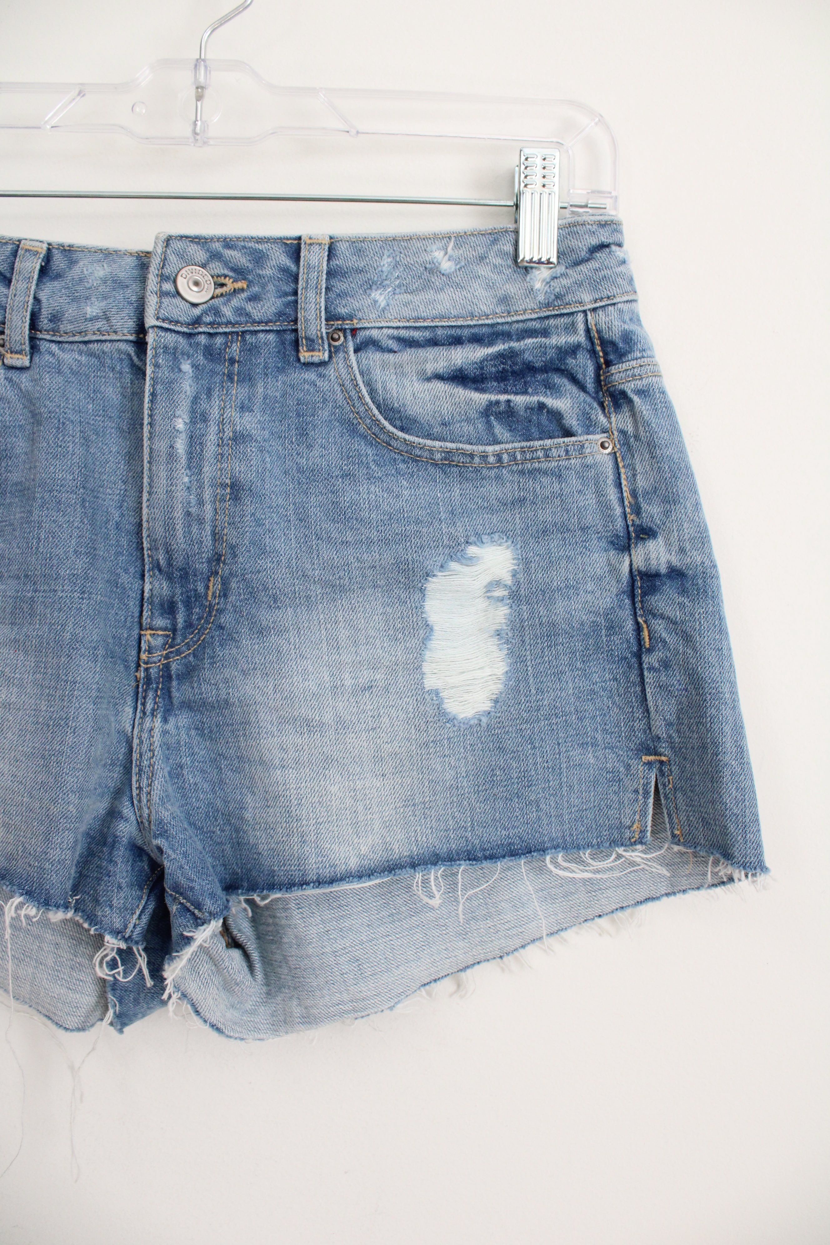 H&M Divided Denim Distressed Shorts | 8