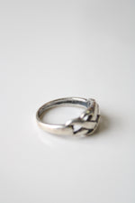 Sterling Silver Knotted Ring | Size 9