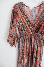 Lapogee Maxi Patterned Dress | L