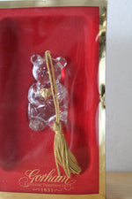 Gorham Crystal Bear Ornament