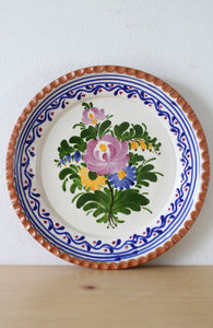 Painted Terracotta Clay Painted Plate