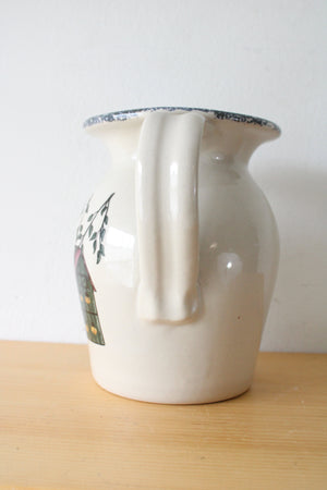 Home & Garden Party 1999 Hand Made Pottery Pitcher