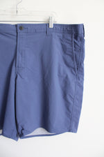 George Blue Nylon Blend Shorts | 46