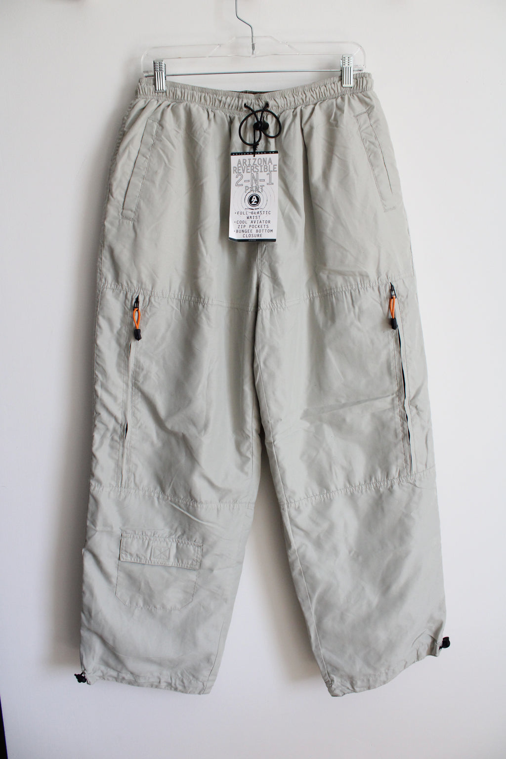 NEW Arizona Jean Co. Green Reversable Outdoor Wear Pant | L