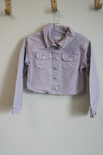 Cat & Jack Purple Pastel Denim Jacket | 6/7