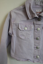 Cat & Jack Purple Pastel Denim Jacket | 6/7