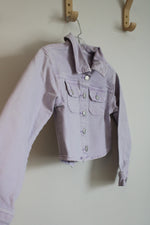 Cat & Jack Purple Pastel Denim Jacket | 6/7