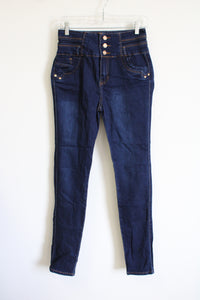 Mitzl Michel High Waisted Dark Wash Jeans | 9