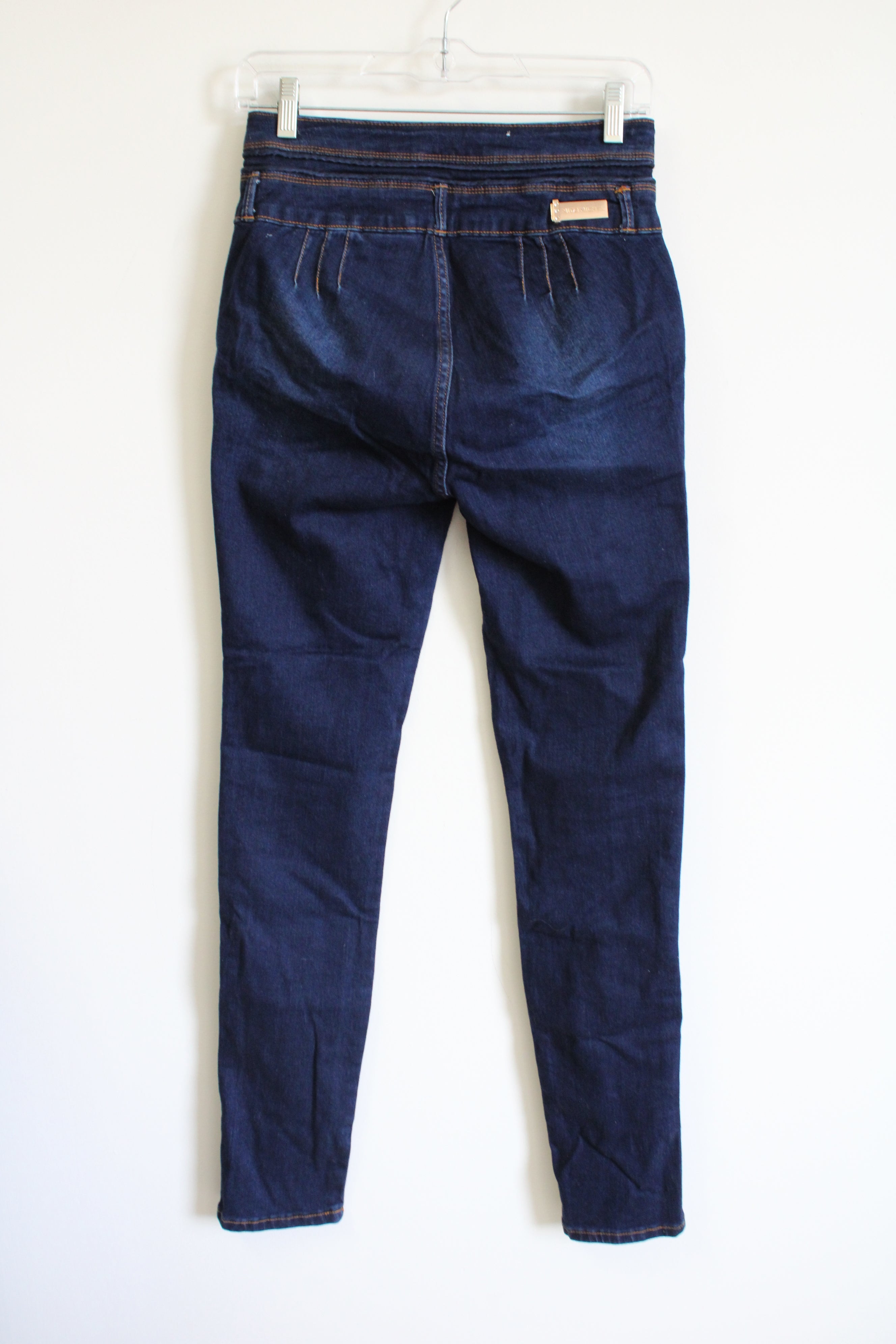 Mitzl Michel High Waisted Dark Wash Jeans | 9