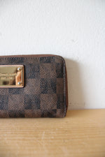 Michael Kors Signature Brown Checkered Wallet
