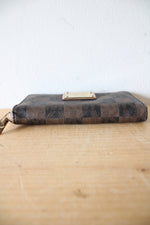 Michael Kors Signature Brown Checkered Wallet