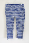 Ann Taylor Carnegie Crop Blue Pant | 4
