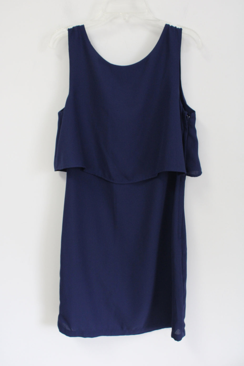 H&M Navy Blue Chiffon Dress | 6