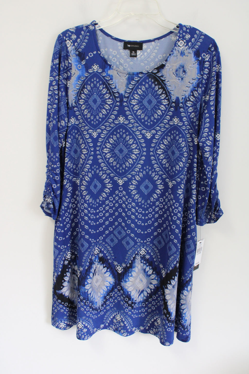 NEW AB Studio Blue Patterned Dress | XL