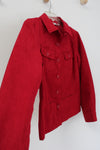 Studio Works Red Sueded Jacket | 4 Petite