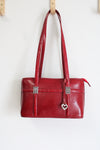 NEW Brighton Deep Red Leather Shoulder Purse