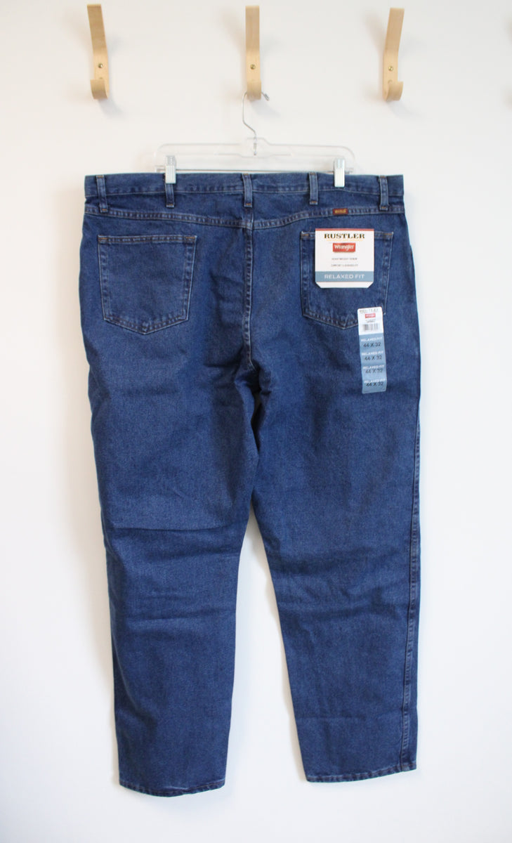 NEW Rustler Relaxed Fit Jeans | 44X32 – Jubilee Thrift