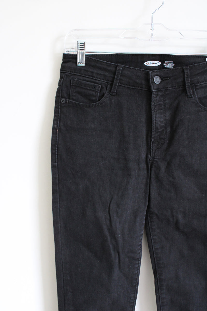 Black Jeans Rockstar Super Skinny Built In Sculpt Old Navy