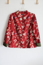 The Metropolitan Museum Of Art Qing Tree Embroidered Flowering Red Jacket | M