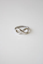 Best Friends Sterling Silver Infinity Ring | Size 7