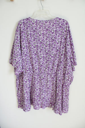 NEW Bloomchic Purple Floral Blouse | 30
