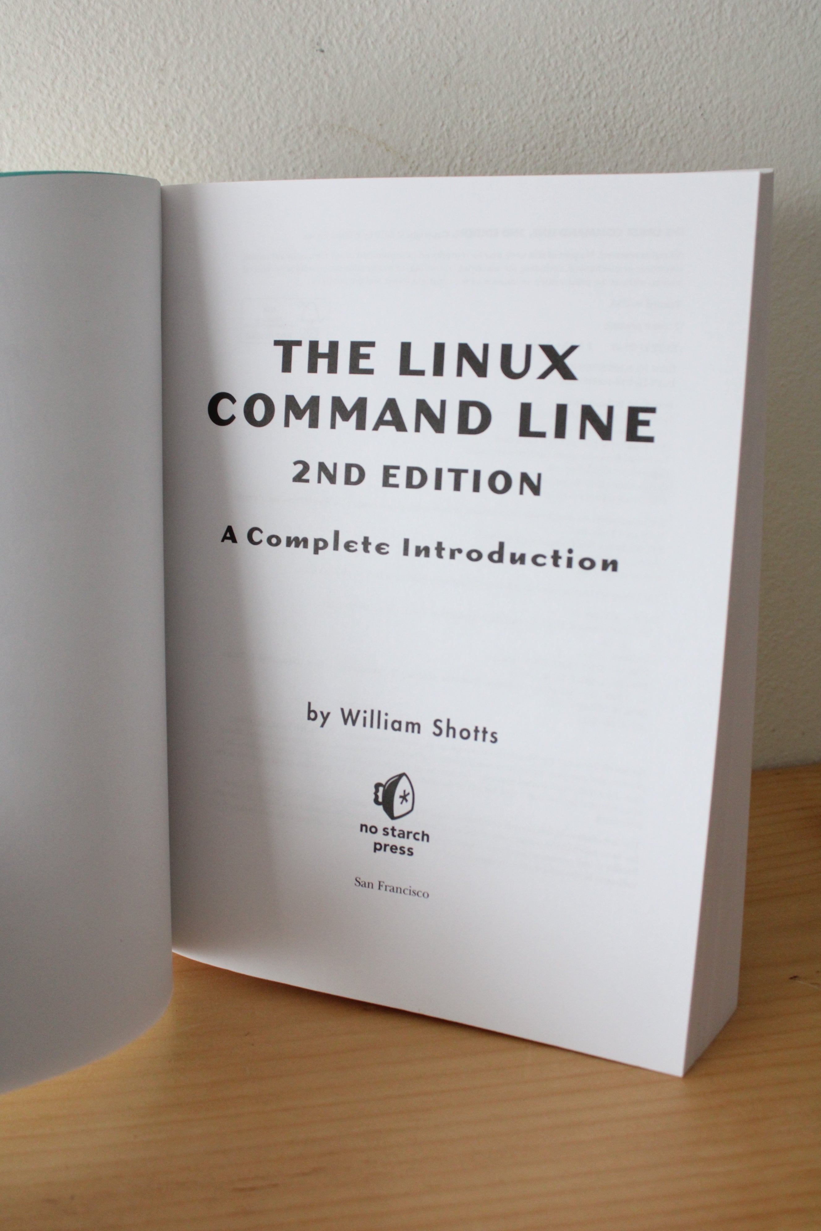 The Linux Command Line A Complete Introduction 2nd Edition By William Shotts