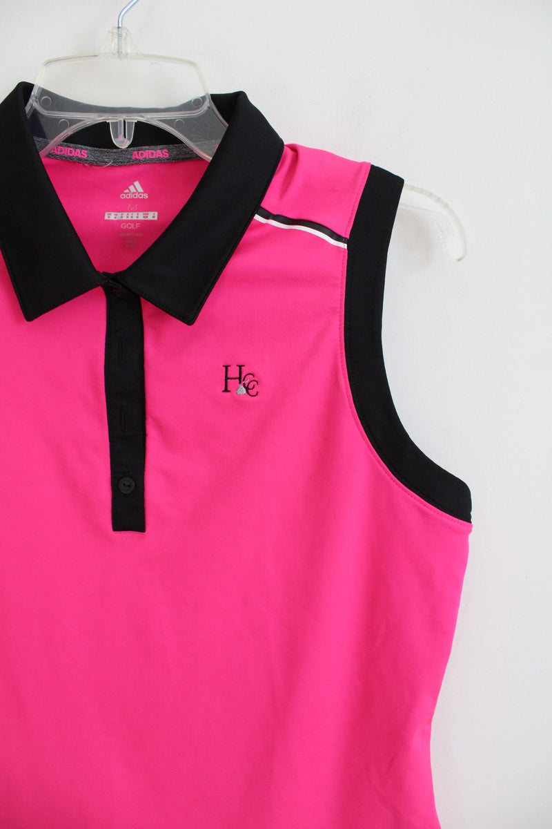 Adidas Hot Pink & Black HCC Polo Tank | M – Jubilee Thrift