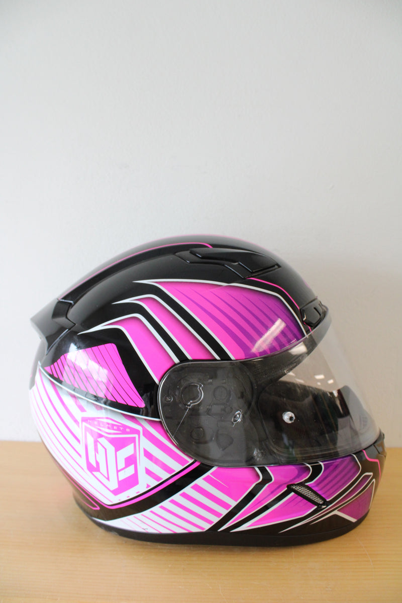 hjc cl 17 helmet with bluetooth HJC CL-17 Pink & Black Motorcycle Helmet