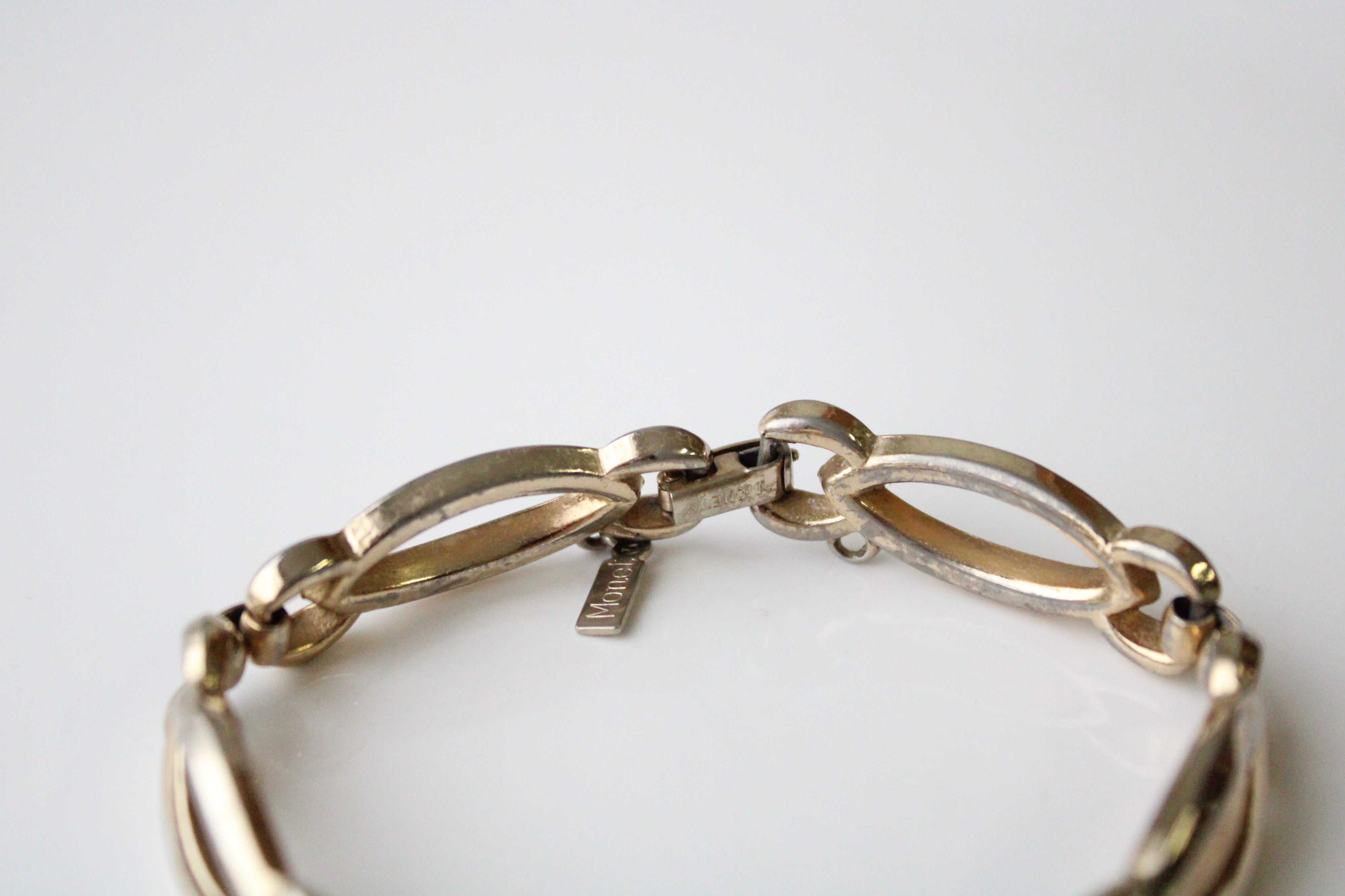 Monet Gold Finish Chain Bracelet