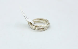 Sterling Silver Stacked Ring | Size 8
