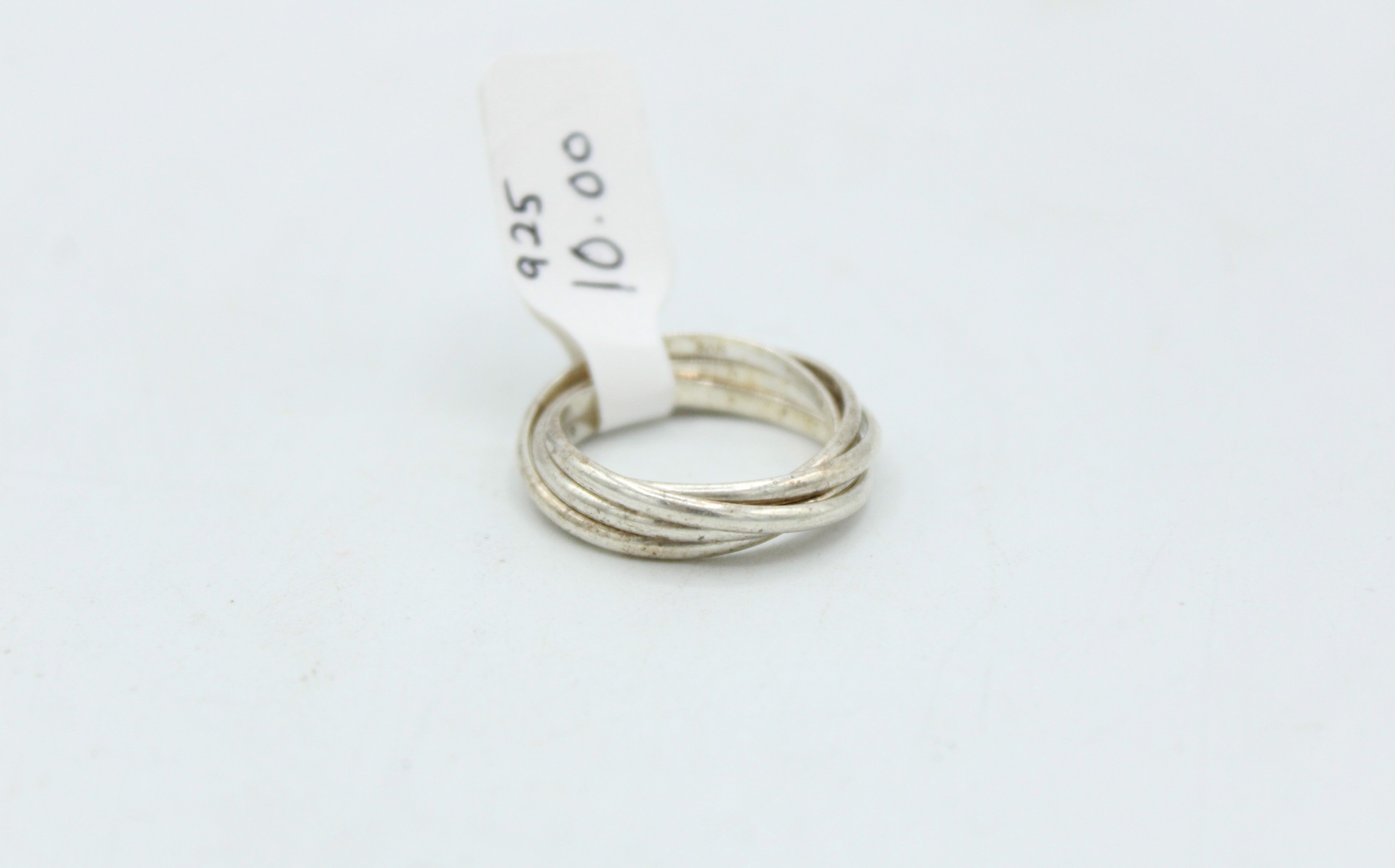 Sterling Silver Stacked Ring | Size 8