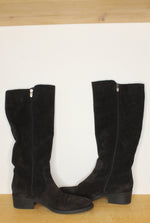 Toni Pons Knee-High Black Suede Boots | 39