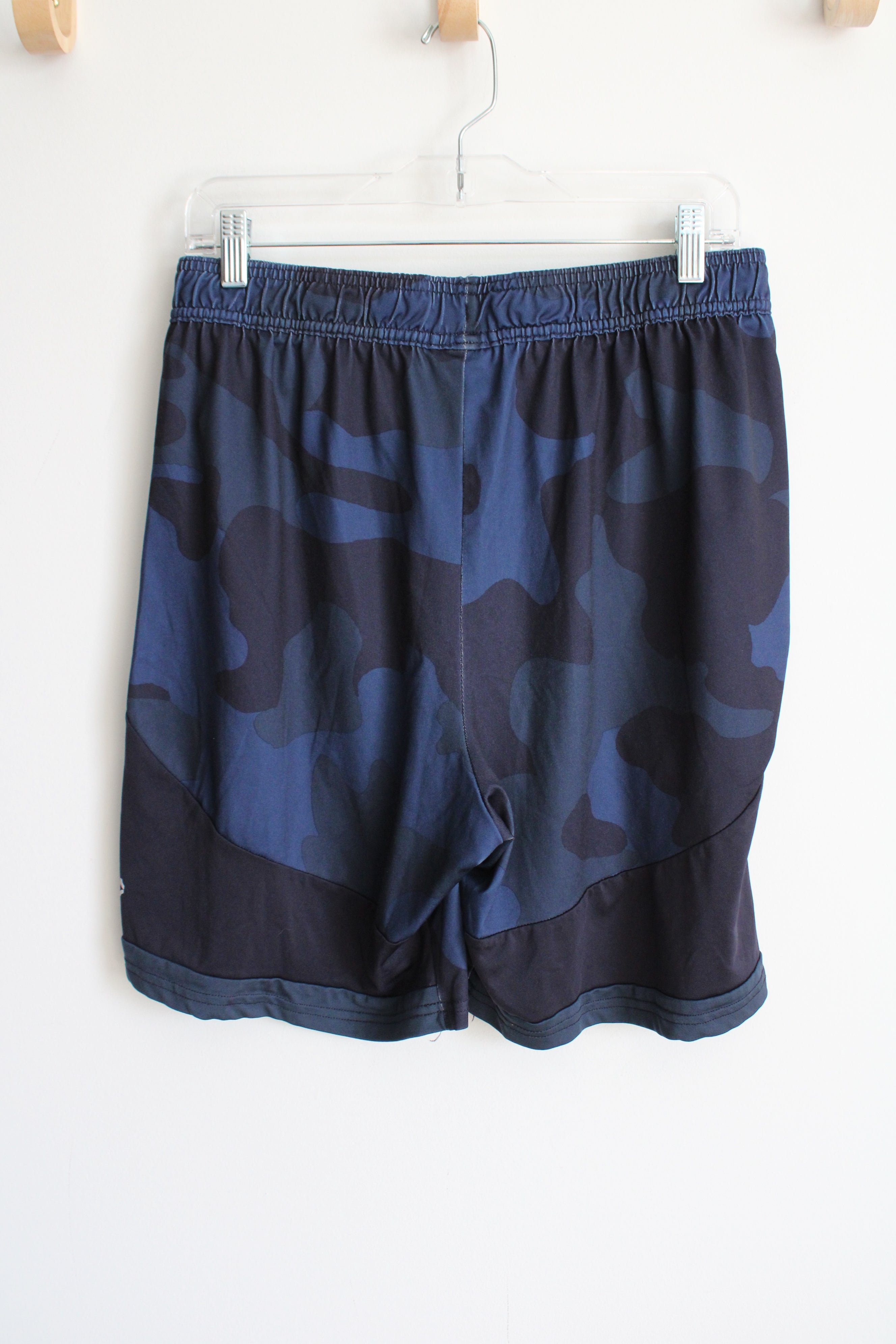 All In Motion Blue Camo Athletic Shorts | L