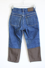 Cabela's Regular Fit Blue and Brown Jeans | 10