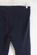 Ann Taylor Curvy Fit Navy Blue Pant | 8