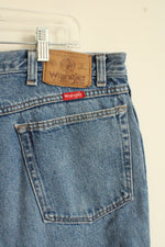Wrangler Light Wash Straight Leg Jeans | 40x30