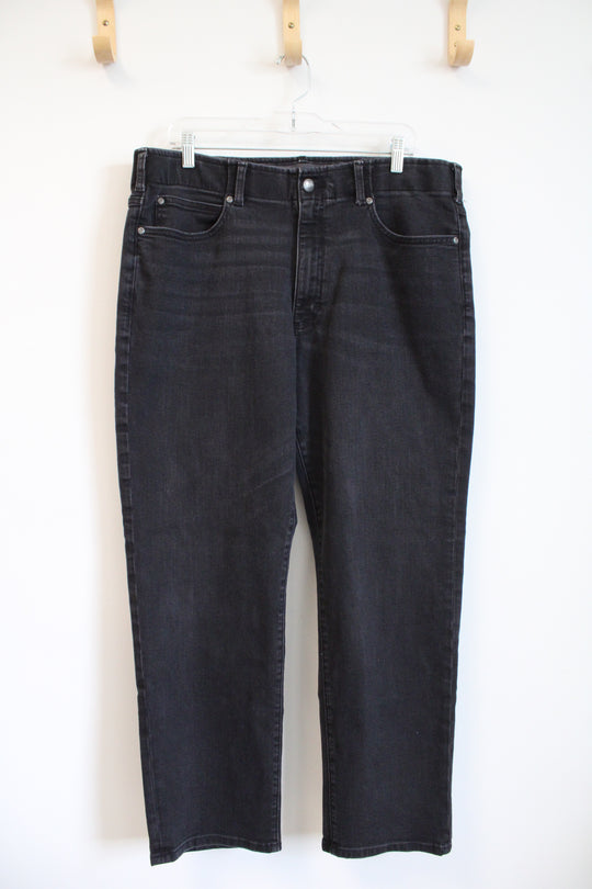 Lee Extreme Motion MVP Regular Straight Black Jeans | 38X30