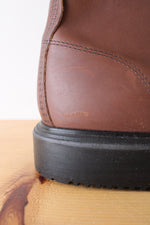 Red Wing Brown Leather Steel Toe Boots | 14
