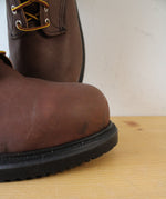 Red Wing Brown Leather Steel Toe Boots | 14