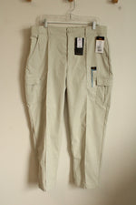 NEW Lee Light Tan Cargo Stretch Waistband Pants | 16