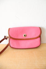 Dooney & Bourke Pink Leather Coin Purse