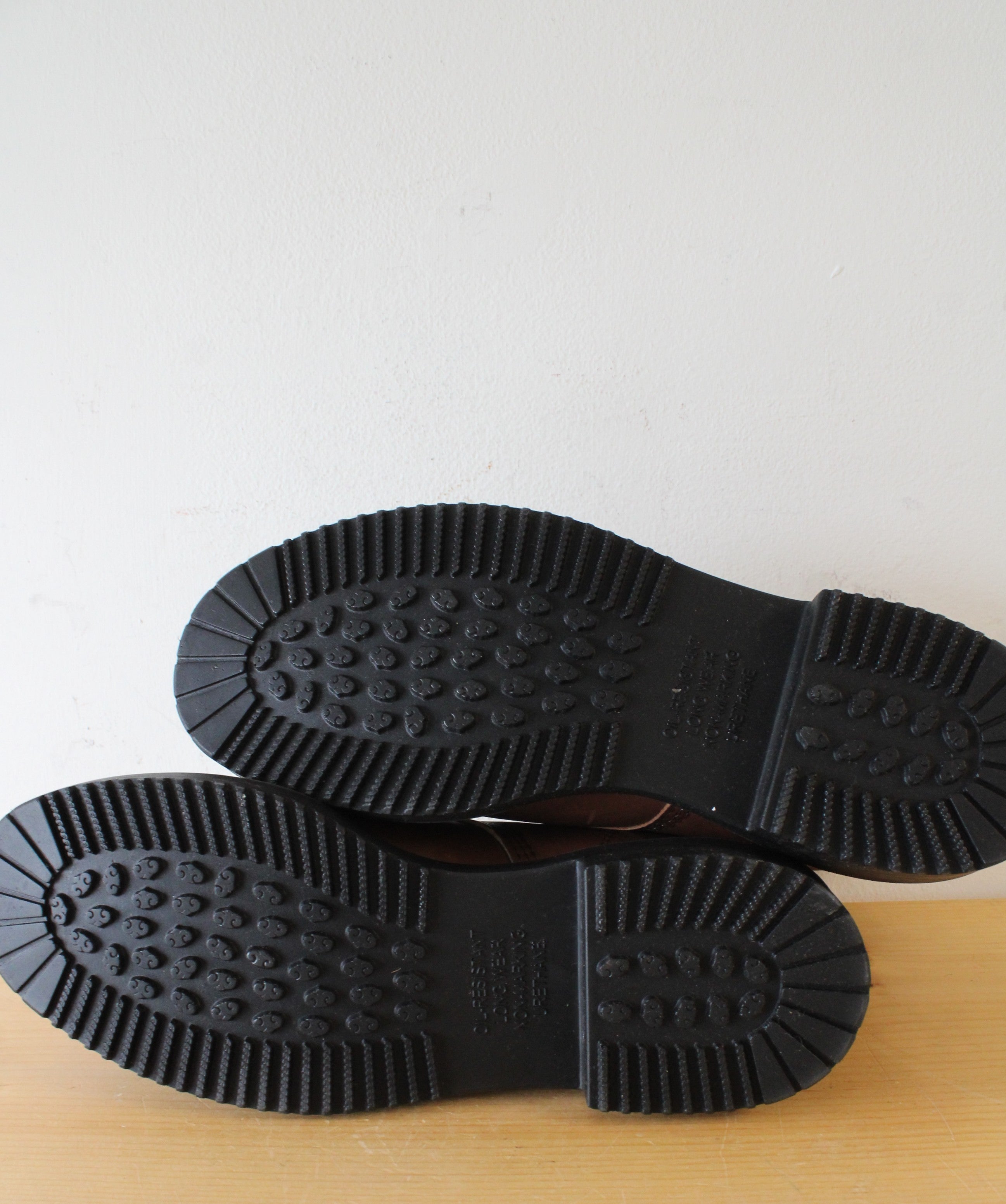 Red Wing Brown Leather Steel Toe Boots | 14