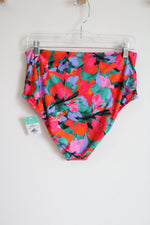 NEW Sunsets Hummingbird Cove Capri High Waist Floral Swim Bottoms | L