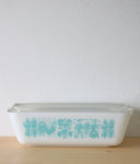 Pyrex Amish Butterprint Turquoise Vintage Covered Dish