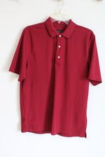 Greg Norman PlayDRY Dark Red Polo Shirt | M