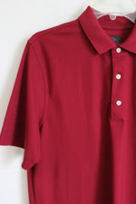 Greg Norman PlayDRY Dark Red Polo Shirt | M