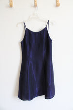 Vintage Jessica McClintock Gunne Sax Purple Metallic Dress | 5/6